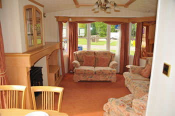 Holiday Park Caravan in the North East of England
