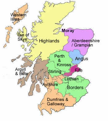 Sites in Aberdeenshire, Argyll