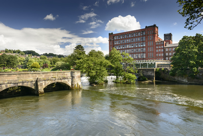 Industry in the Heart of England with a pretty river